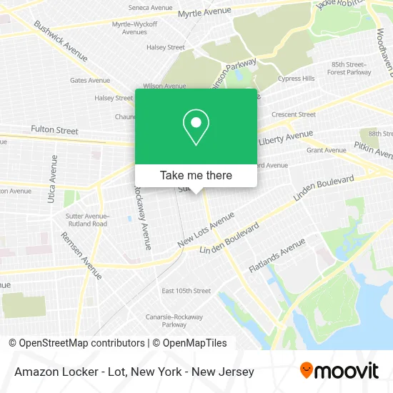 Amazon Locker - Lot map