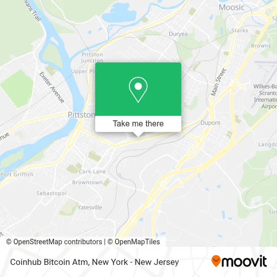 Coinhub Bitcoin Atm map