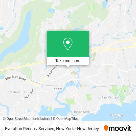 Evolution Reentry Services map