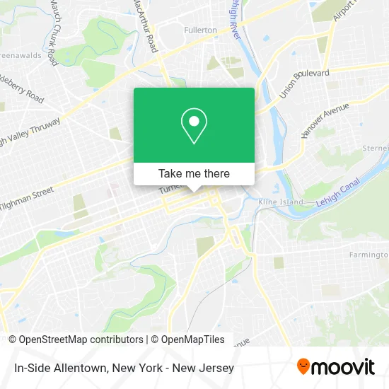 In-Side Allentown map