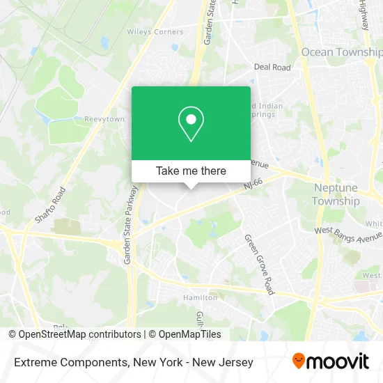 Extreme Components map