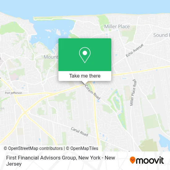 First Financial Advisors Group map
