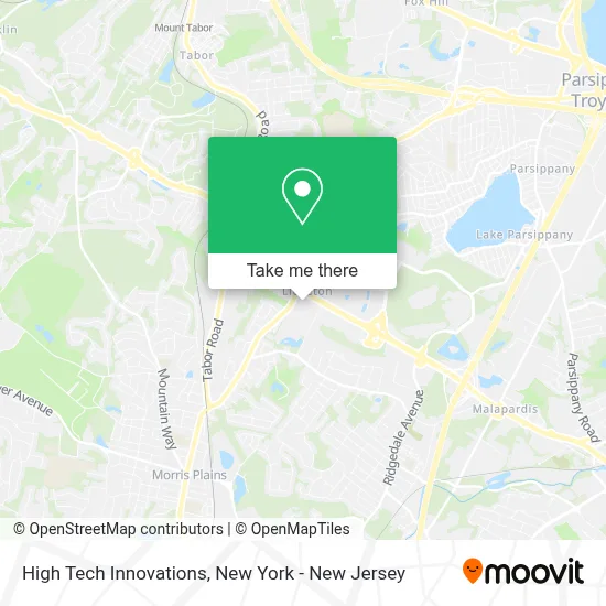 High Tech Innovations map