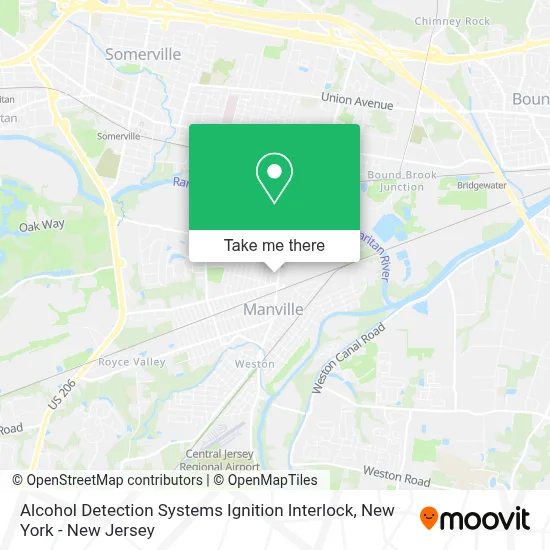 Alcohol Detection Systems Ignition Interlock map