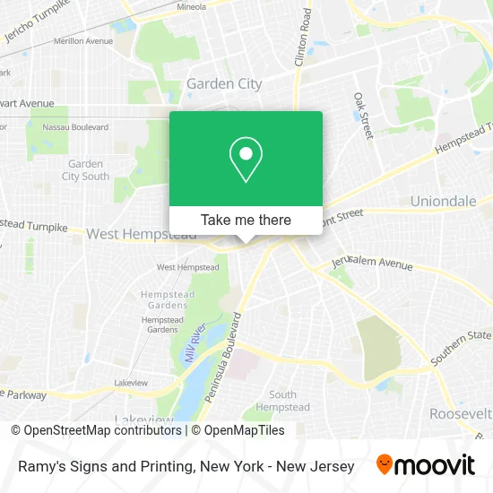 Ramy's Signs and Printing map
