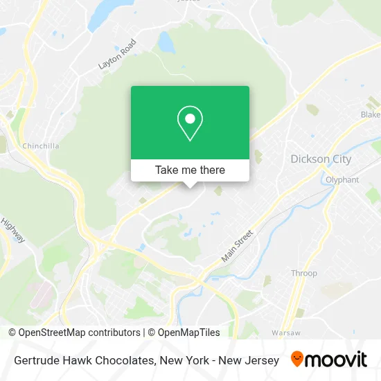 Gertrude Hawk Chocolates map