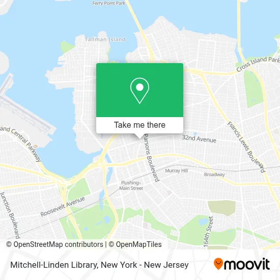 Mitchell-Linden Library map