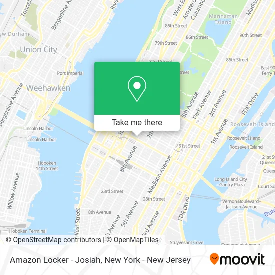 Amazon Locker - Josiah map