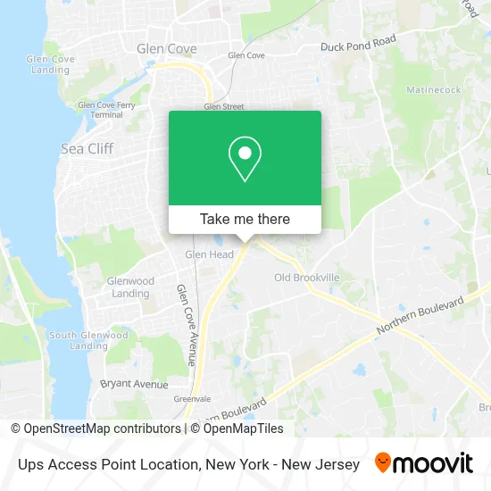 Ups Access Point Location map