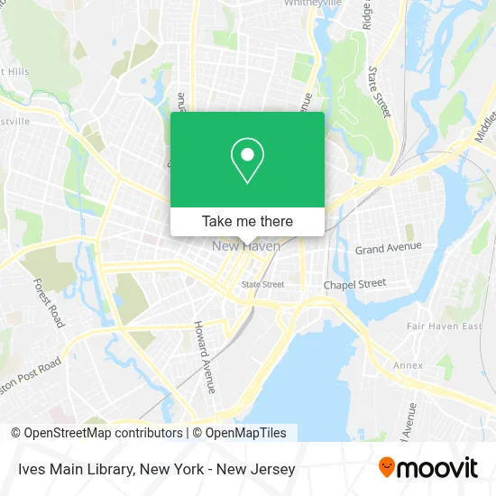 Ives Main Library map