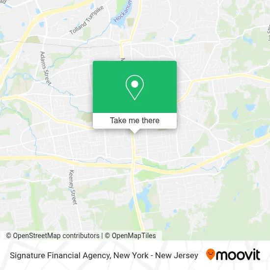 Signature Financial Agency map
