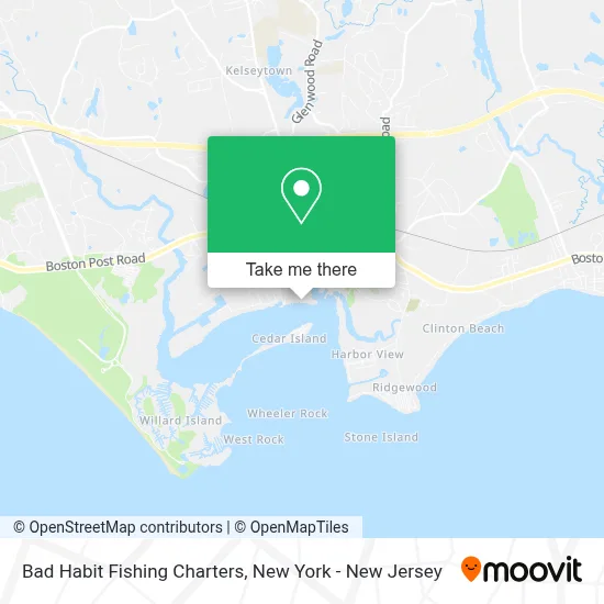 Bad Habit Fishing Charters map