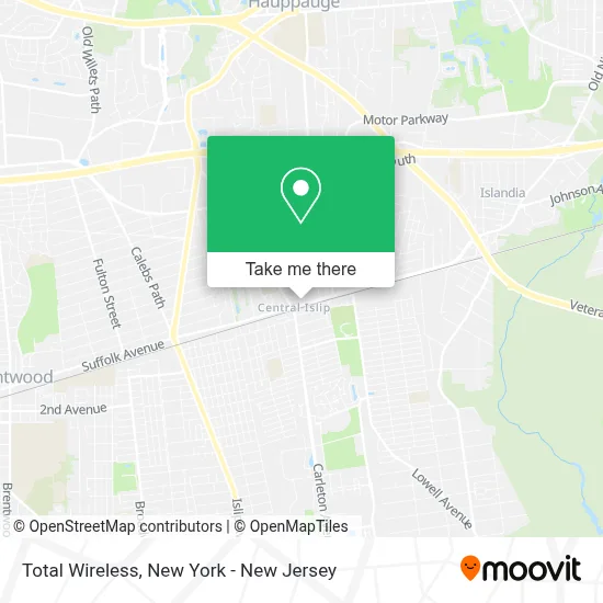 Total Wireless map