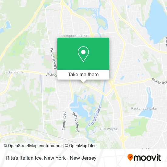 Rita's Italian Ice map