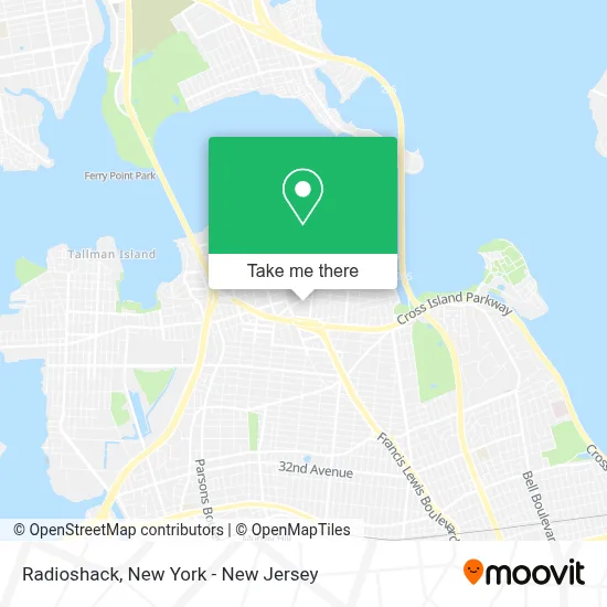 Radioshack map