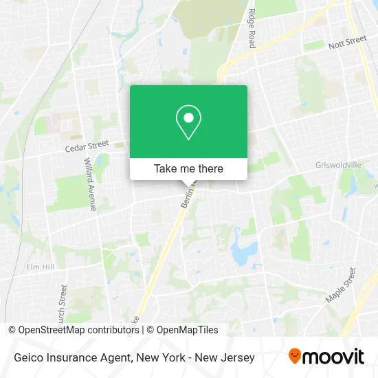 Geico Insurance Agent map