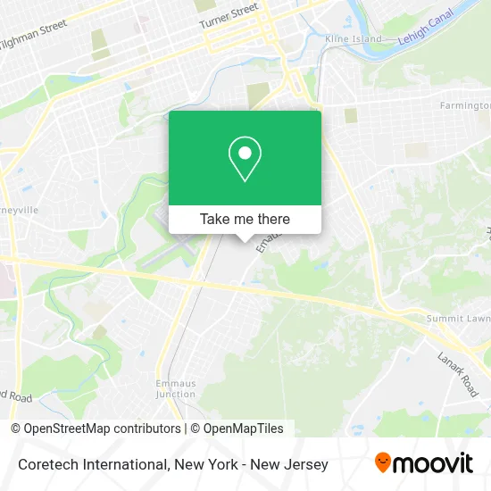Coretech International map
