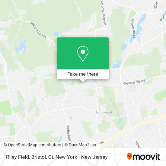 Riley Field, Bristol, Ct map