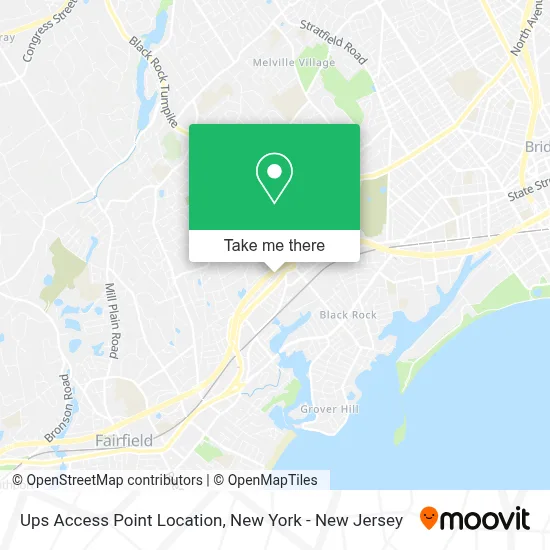 Ups Access Point Location map