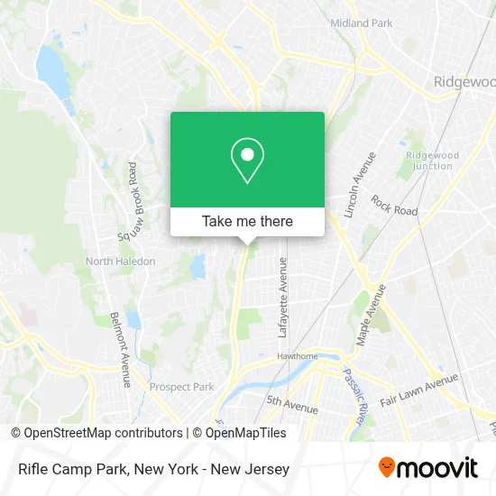 Rifle Camp Park map