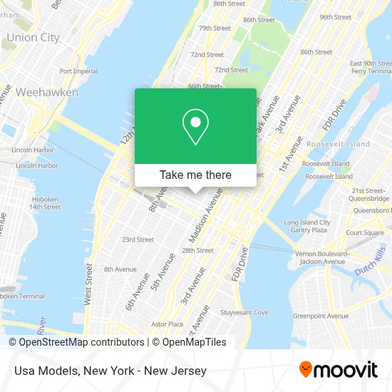 Usa Models map