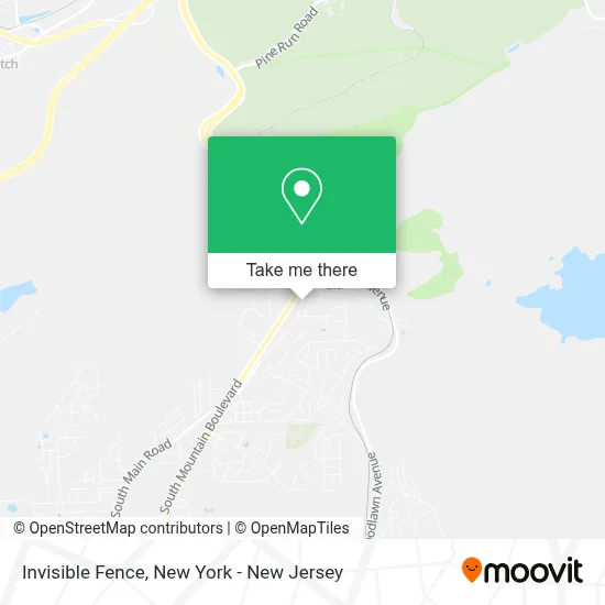 Invisible Fence map