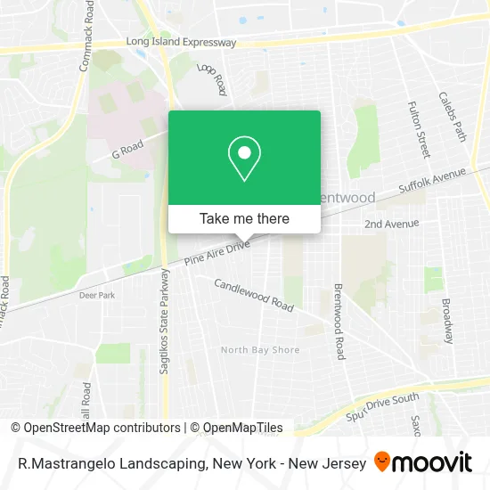 R.Mastrangelo Landscaping map