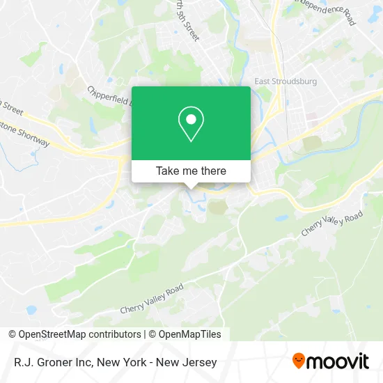 R.J. Groner Inc map