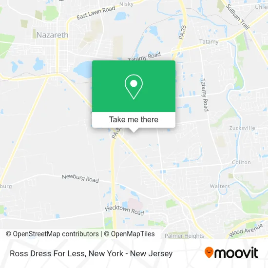 Ross Dress For Less map