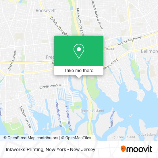 Inkworks Printing map