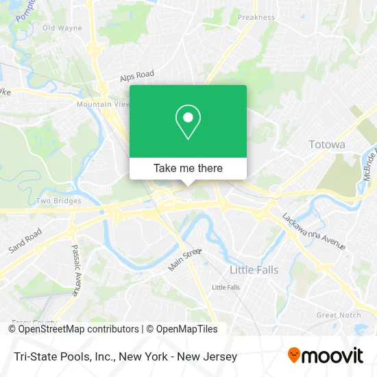 Tri-State Pools, Inc. map