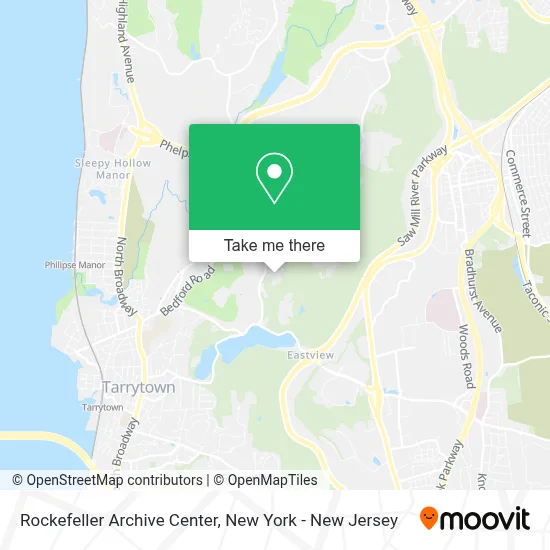 Rockefeller Archive Center map