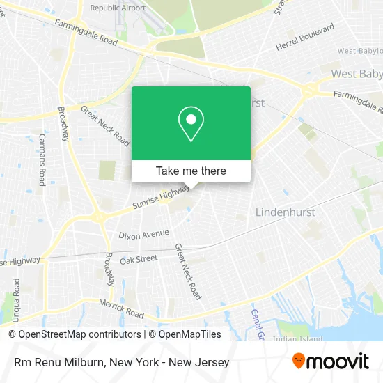 Rm Renu Milburn map