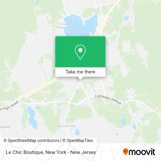 Le Chic Boutique map