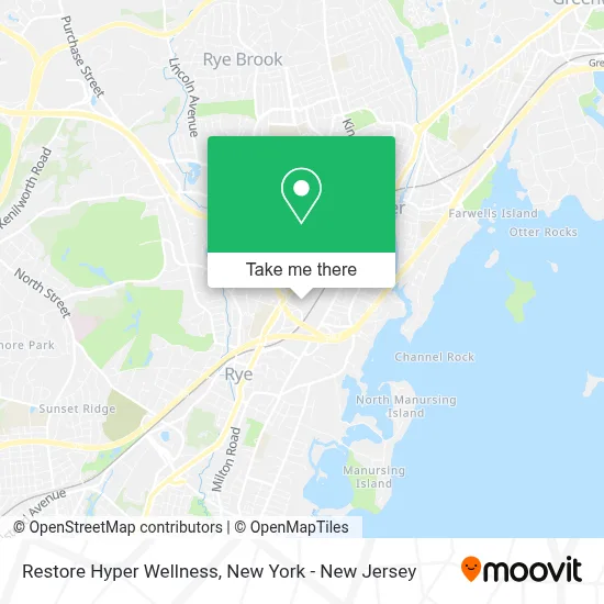 Restore Hyper Wellness map