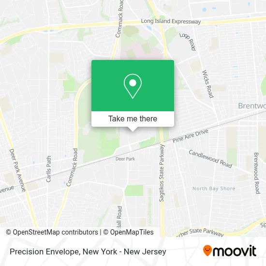 Precision Envelope map