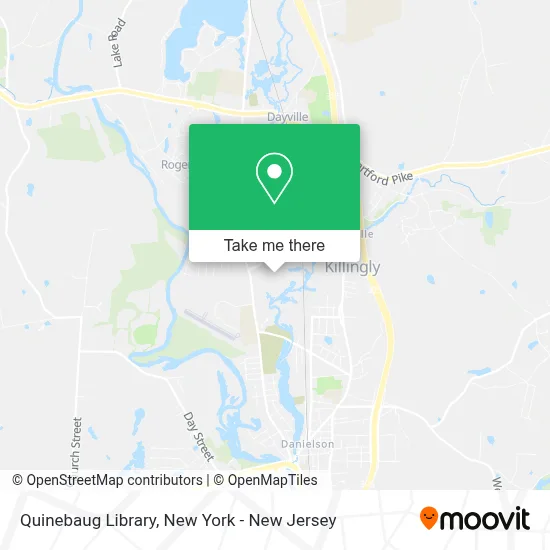 Quinebaug Library map
