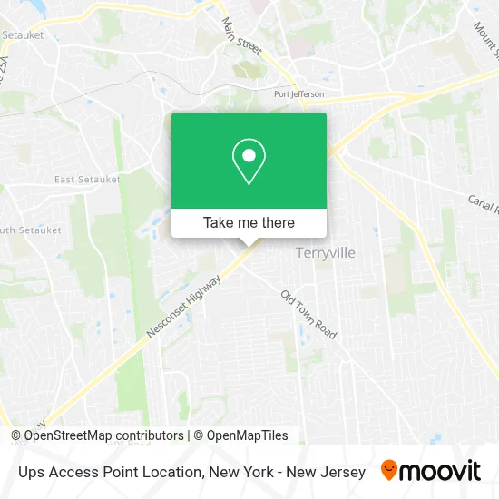 Ups Access Point Location map