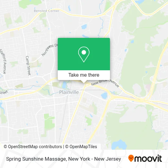 Spring Sunshine Massage map