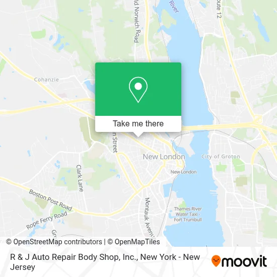 R & J Auto Repair Body Shop, Inc. map