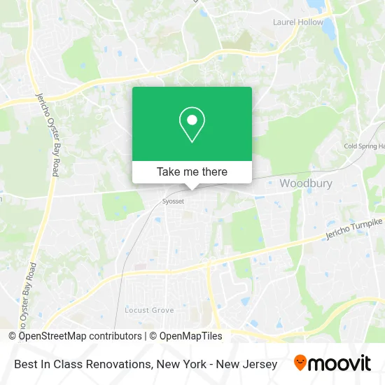 Best In Class Renovations map