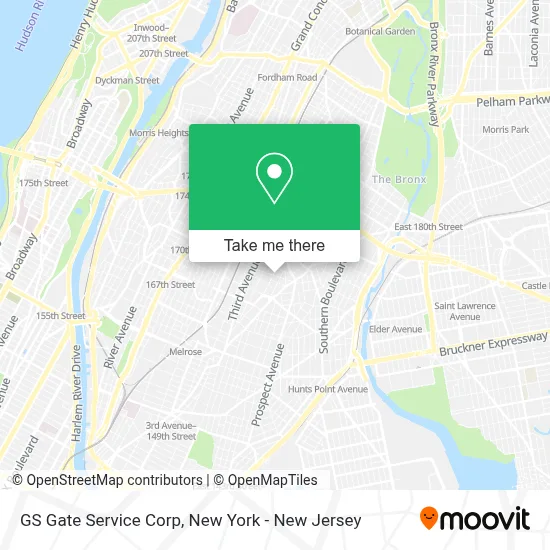GS Gate Service Corp map
