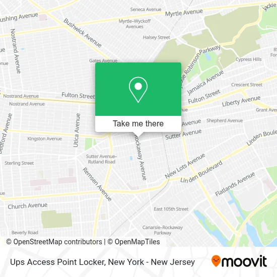 Ups Access Point Locker map