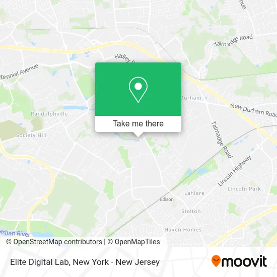 Elite Digital Lab map
