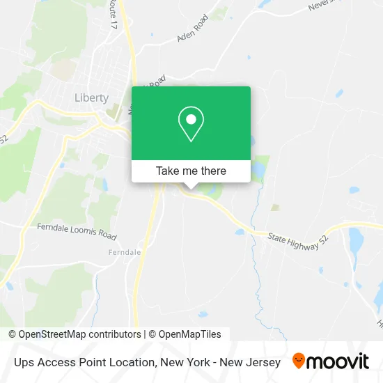 Ups Access Point Location map