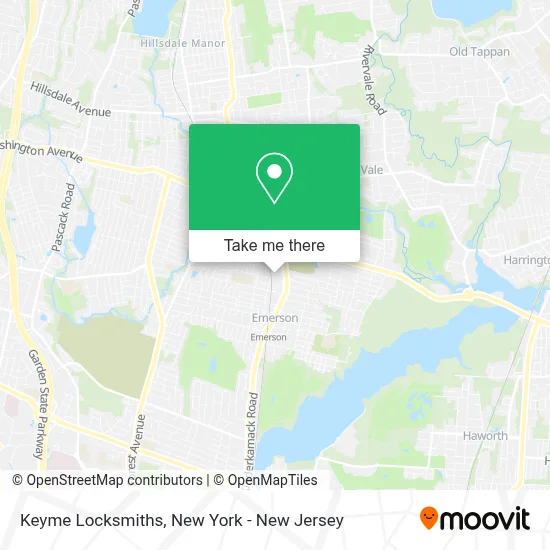 Keyme Locksmiths map