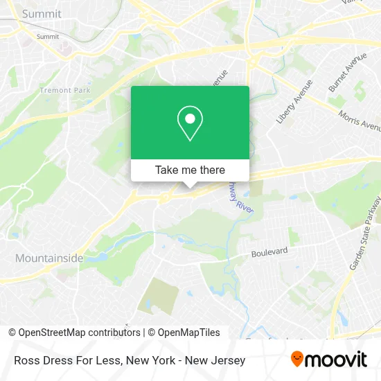 Ross Dress For Less map