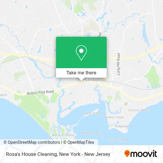 Rosa's House Cleaning map