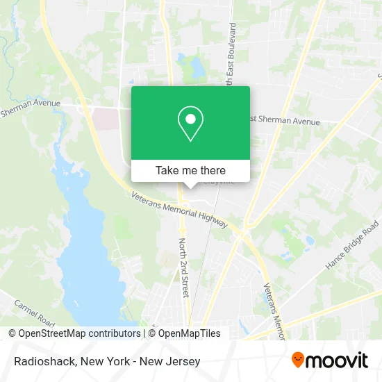 Radioshack map
