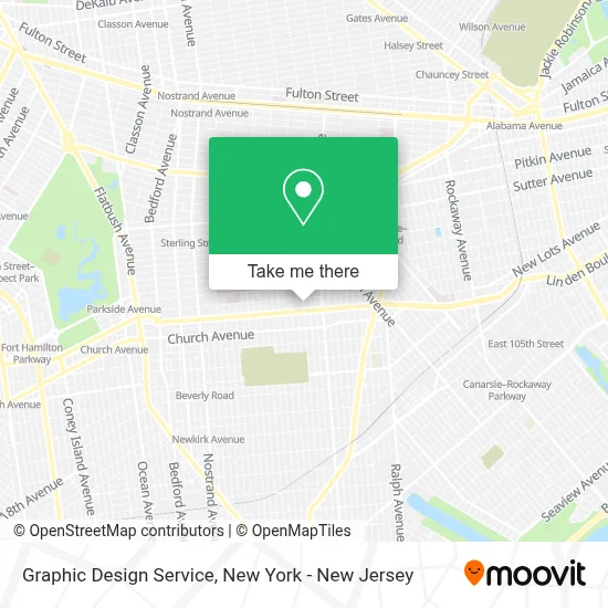 Graphic Design Service map